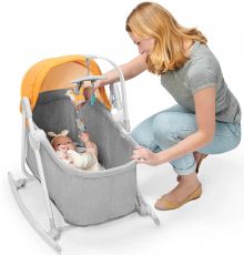 Шезлонг-гойдалка 5 в 1 Kinderkraft Nola Forest Yellow